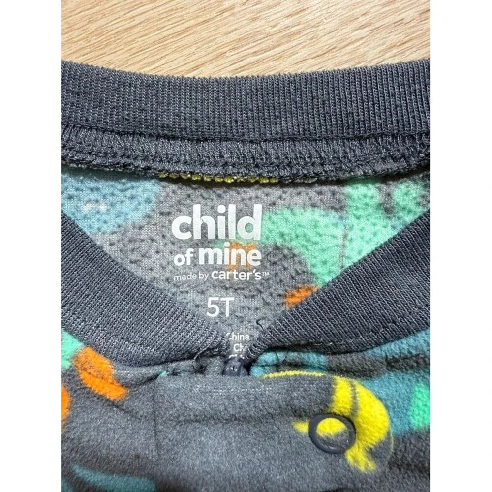 Carter's Ultra-Soft Fleece Dinosaur One-Piece Sleeper